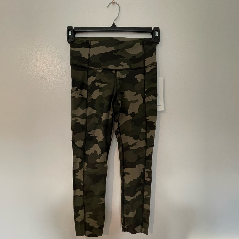 Lululemon fast and free hr crop 23”